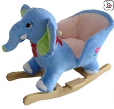 BabyGo - Balansoar cu sunete Elefantul Curios